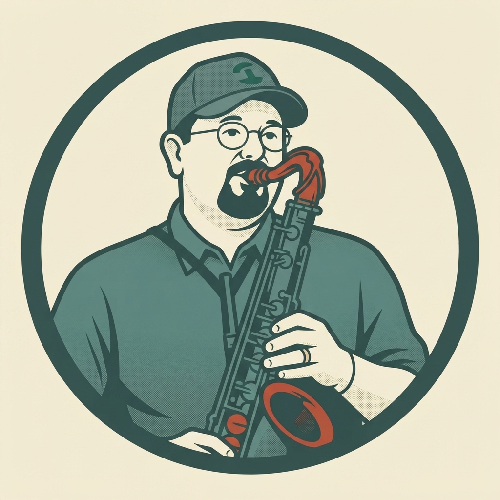 Portrait illustré : saxophone